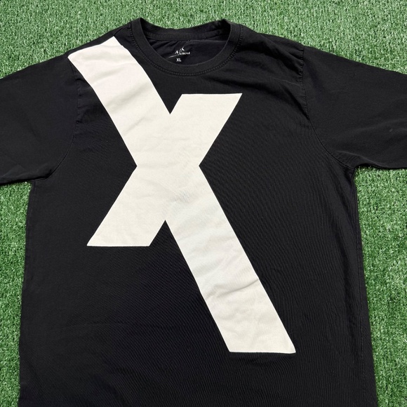Armani Exchange Graphic T Shirt Men's Size XL Black Slim Fit Casual Preppy - Picture 4 of 7